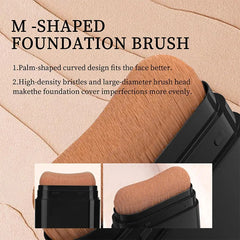 Foundation & Concealer Stick With Built-In Brush