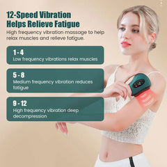 Electric Gua Sha Lymphatic Drainage Massager with Red Light Therapy - For Face Sculpting, for Pain Relief & Anti-Aging