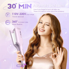 Noxmo WavePro™ Curler – 1.25” Anti-Scald Hair Wave