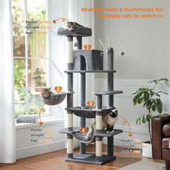 Noxmo CozyCat Tower – Large Cat Hammock & Climber