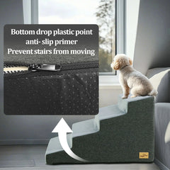 Noxmo PetStep™ Stairs – Non-Slip Dog & Cat Ramp