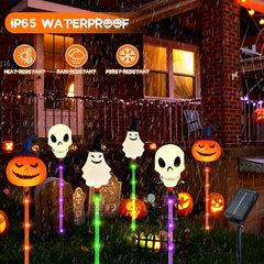 Noxmo SpookyLights™ 6-Pack – Solar Halloween Path Lights