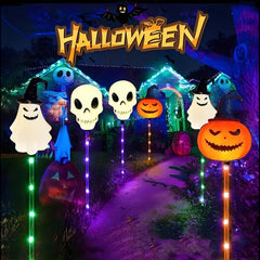 Noxmo SpookyLights™ 6-Pack – Solar Halloween Path Lights