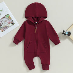 Noxmo BabyZip™ – Unisex Long Sleeve Baby Jumpsuit