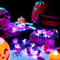 Noxmo GlowRings™ 50-Pack – LED Pumpkin & Ghost Rings