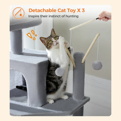 Noxmo CozyCat Tower – Large Cat Hammock & Climber